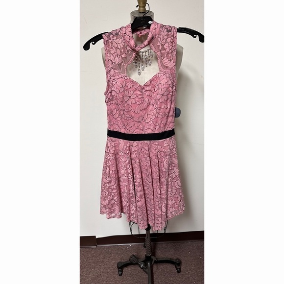 PINK Lace Dress - Picture 1 of 5
